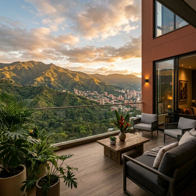 Balcón con vista Cordillera